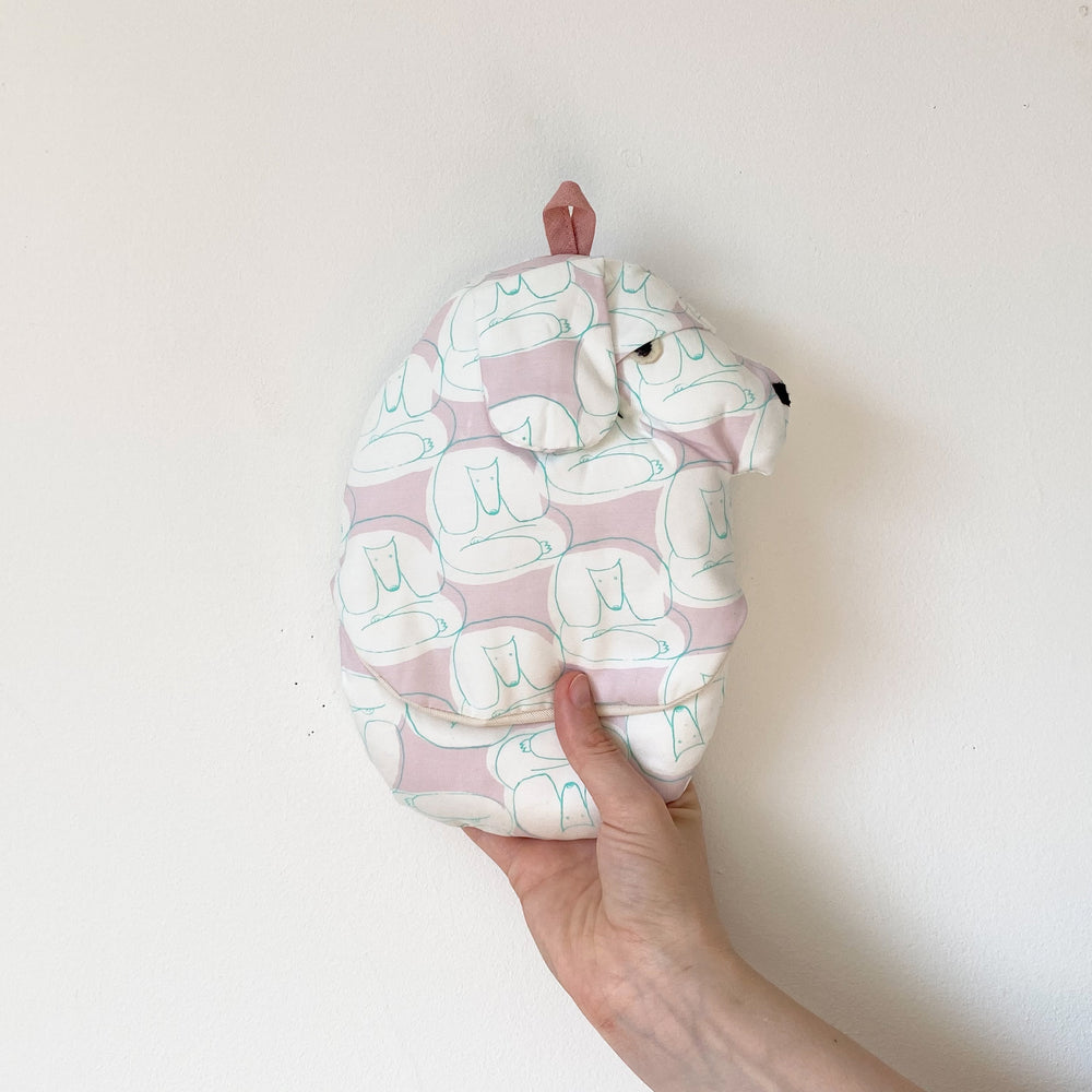 Inu Pape Tsukami Potholder Light Pink