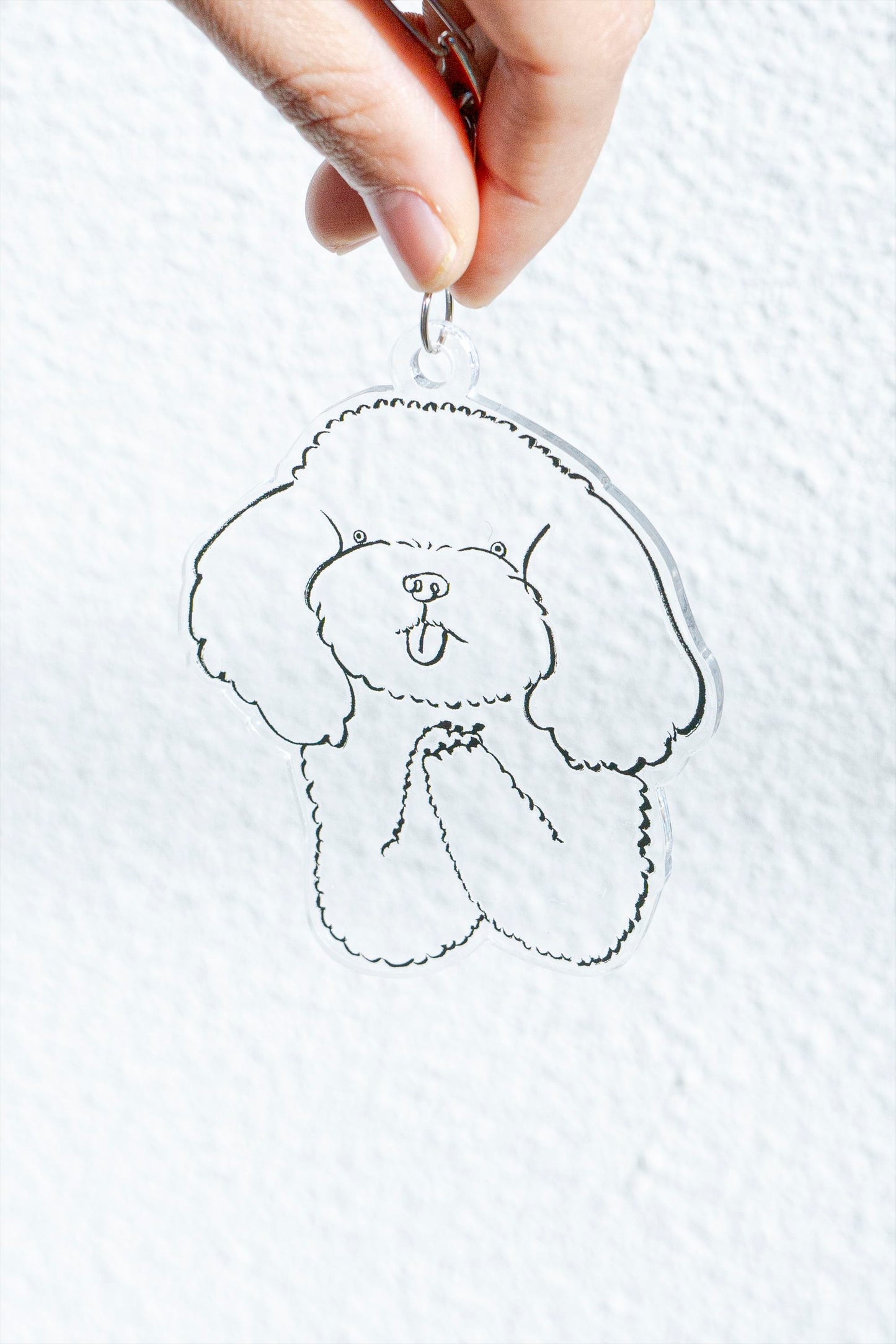 Acrylic Key Chain "Poodle"