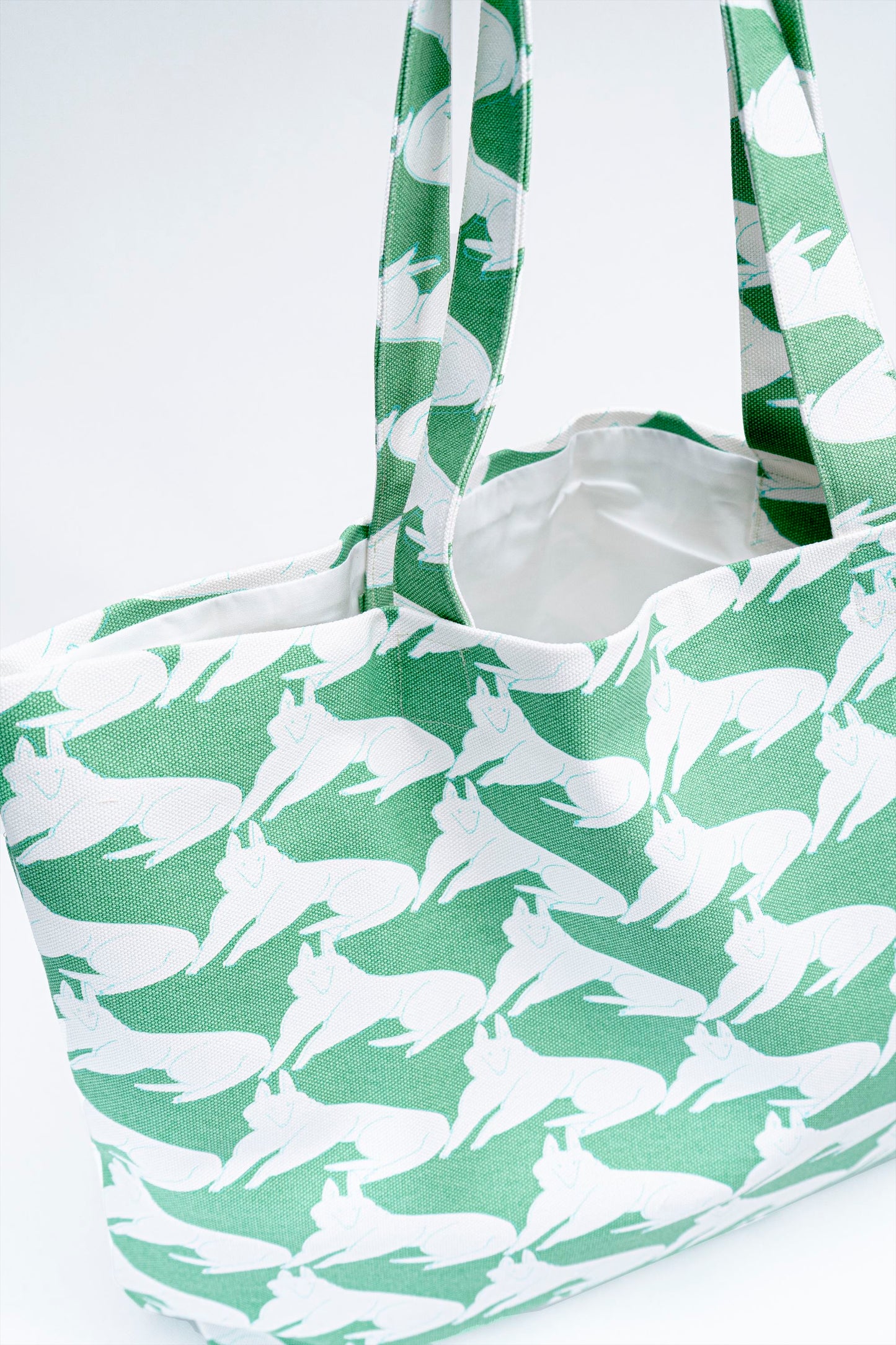 tosaminosa Custom Motif Tote Bag Green