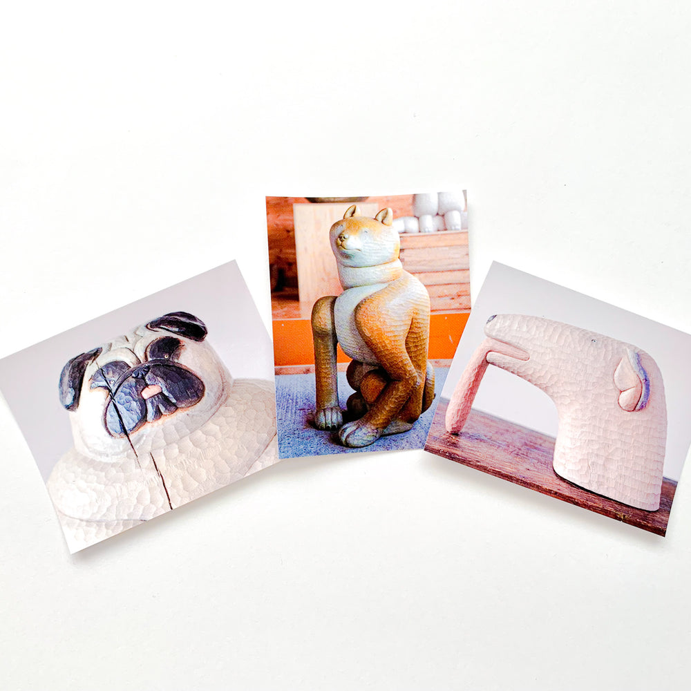 Sticker set of Misato Sano’s Sculptures B (Set of 3)　